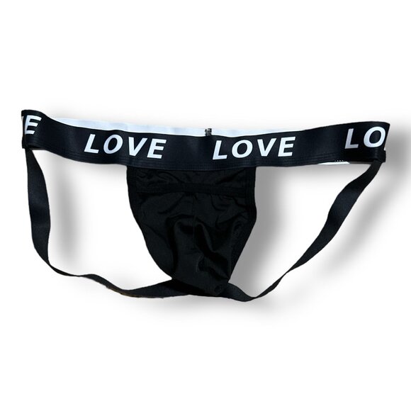 SHEIN Other - LOVE Jockstrap Black Size Large NWT
